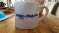 koffiekopje met logo